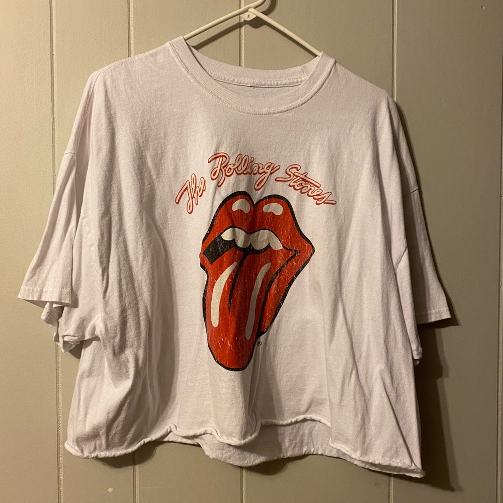 ❤️ Rolling Stones cropped tee